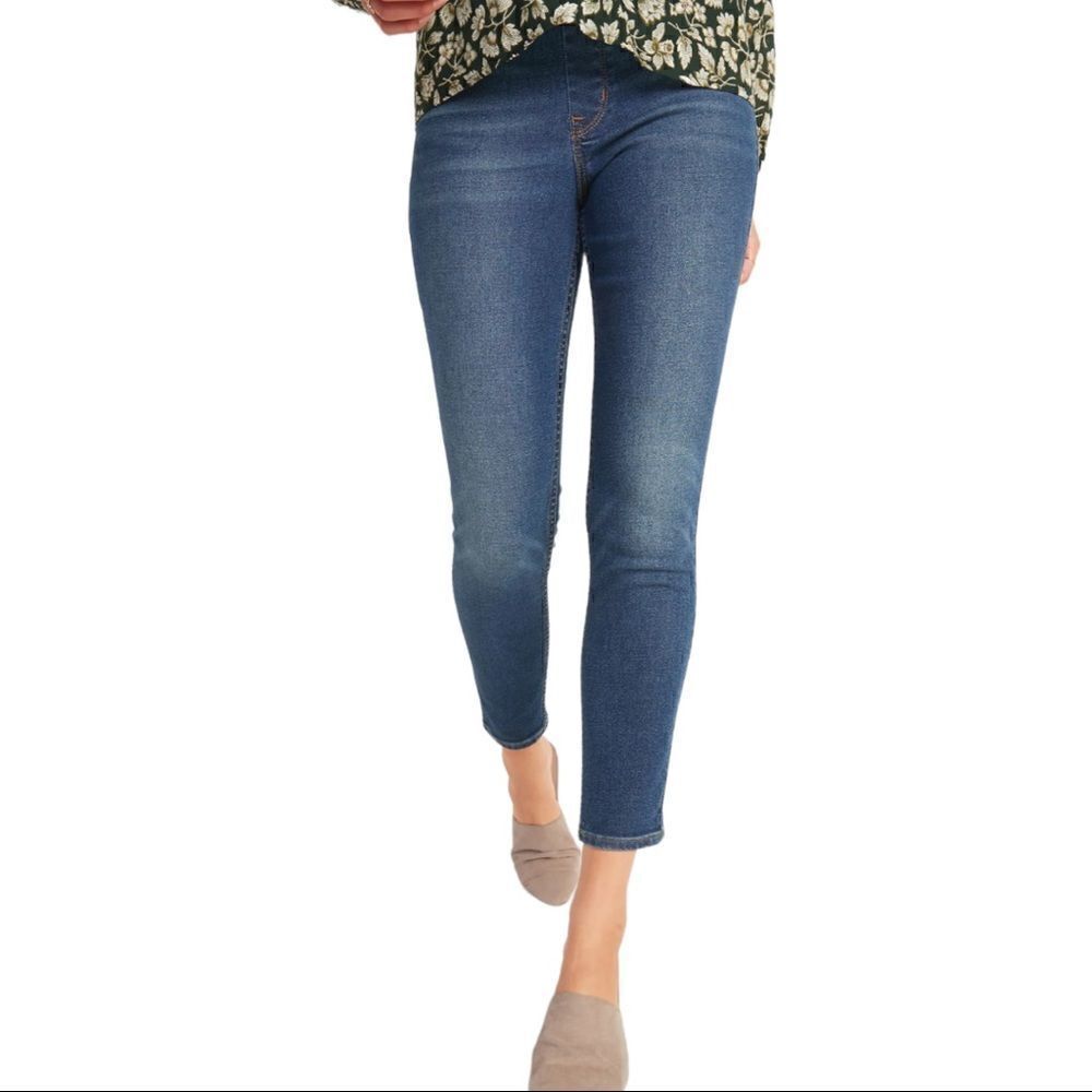 Old‎ Navy Mid-Rise Rockstar Super Skinny Jeggings Women’s Size 2 Pandora
